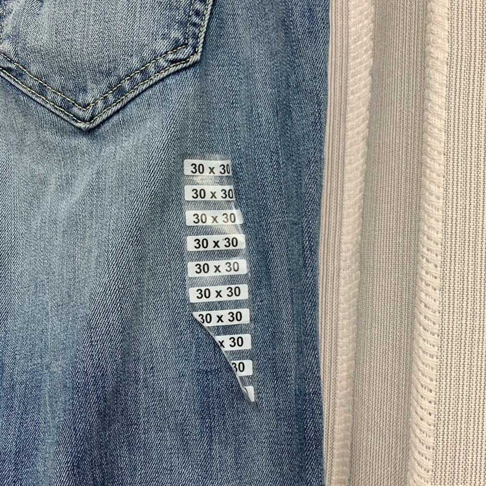 Republix‎ NWT Distressed Jeans Superflex Slim Size 30x30 - Picture 6 of 12